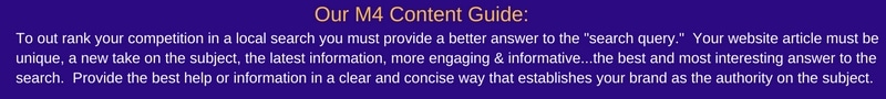 M4 guide to how to rank blog content