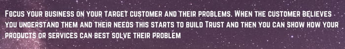 Banner suggesting customer focus when building a local business website